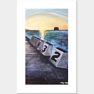 "Merewether Baths" by Margo Humphries Posters and Art